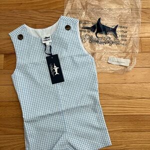 Saltwater Boys Seaside Windowpane Seersucker Jon Jon